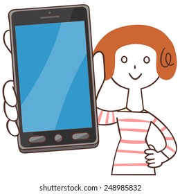 Smartphone and women