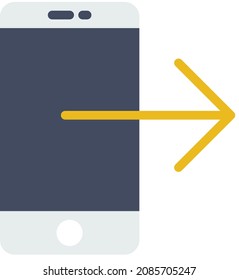 smartphone-4 icon vector illustration logo style