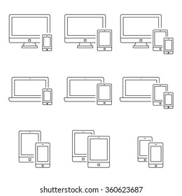 65,474 Mobile phone outline thin Images, Stock Photos & Vectors ...