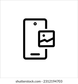 Icono de Smartphones. Vector, diseño simple