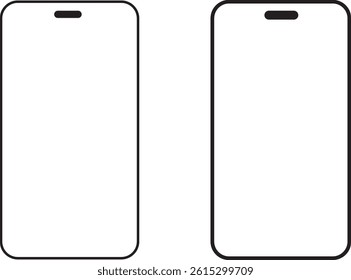 Smartphones Mobile phone Template. Smartphone mockup collection. app for mobile phone and advertisement
