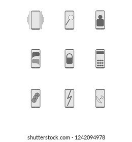 Smartphones vector graphic