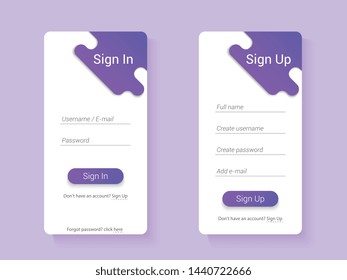 smartphoneu ser interface. vector illustration