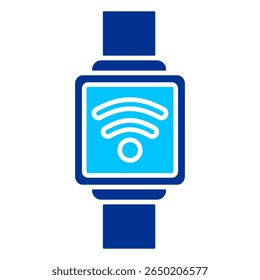 Smartwatch App Simple Icon Vector Illustration Concept