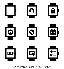 SmartWatch Apps Glyphs Icons