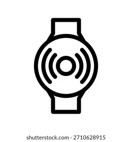 Smartwatch von Artifical Intelligence set Symbol Vektor