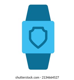 smartwatch band wristband hand internet of things iot smarthome icon