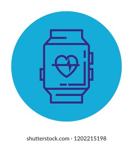 smartwatch with cardiology app
