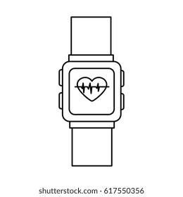 smartwatch with cardiology app