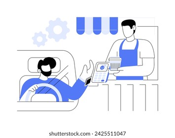 Smartwatch contactless payment isolated cartoon vector illustrations. Man makes payment with smartwatch, putting hand to the terminal, mobile technology, wireless connection vector cartoon.