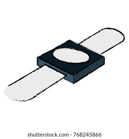smartwatch device isolated icon