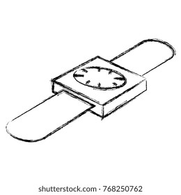 smartwatch device isolated icon