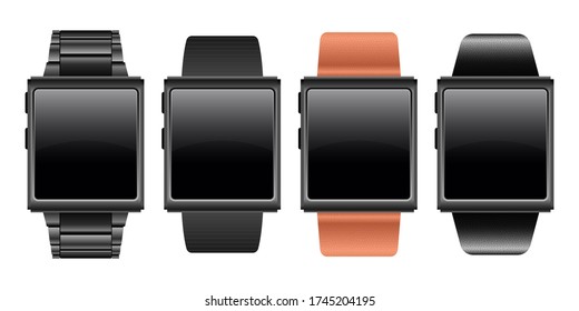 Smartwatch device vector design illustration isolated on white background