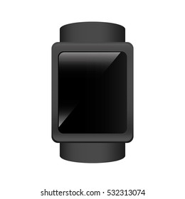 smartwatch digital accesory icon image vector illustration design 