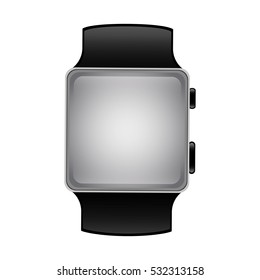 smartwatch digital accesory icon image vector illustration design 