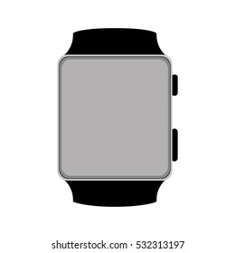 smartwatch digital accesory icon image vector illustration design 