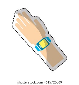 smartwatch digital accesory icon image 