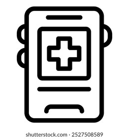 Smartwatch displaying a medical app icon, symbolizing the increasing role of technology in personal health monitoring