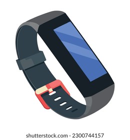 smartwatch gadget digital icon isolated