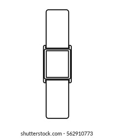 smartwatch gadget isolated icon vector illustration design