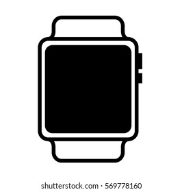 smartwatch gadget isolated icon vector illustration design