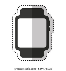 smartwatch gadget isolated icon vector illustration design