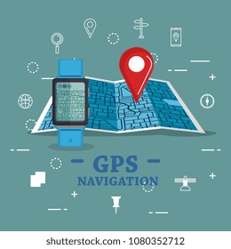 smartwatch with gps navigation app