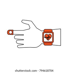 Smartwatch heartbeat pulse