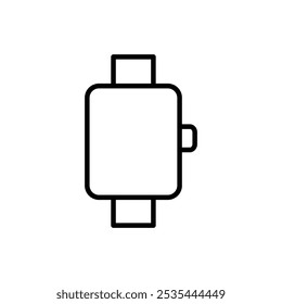 Smartwatch icon Flat art illustration in outline