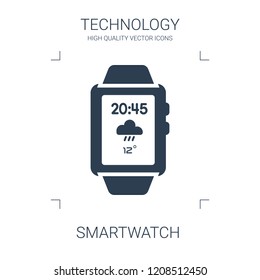 smartwatch icon. high quality filled smartwatch icon on white background. from technology collection flat trendy vector smartwatch symbol. use for web and mobile
