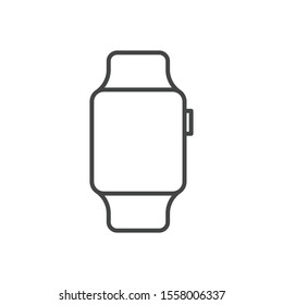 Smartwatch icon isolated on white background. Watch symbol modern, simple, vector, icon for website design, mobile app, ui. Vector Illustration