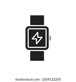 Smartwatch icon Line Art Logo set