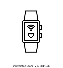 Smartwatch Icon Perfect for Wearable Technology and Gadgets