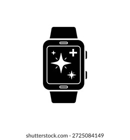 Smartwatch-Symbol für tragbare digitale Technologieinnovation
