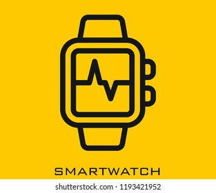 Smartwatch icon signs
