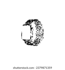 Smartwatch icon. Simple style smartwatch big sale poster background symbol. Smartwatch brand logo design element. Smartwatch t-shirt printing. Vector for sticker.