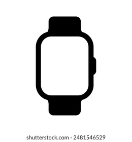 icono de smartwatch. icono simple. color de Ilustración vectorial editable