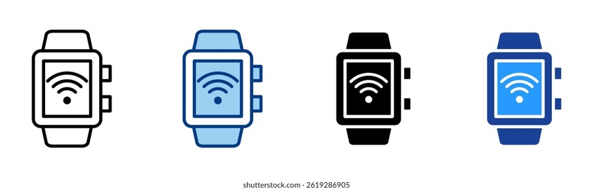 Colección de Vector único Smartwatch Icon