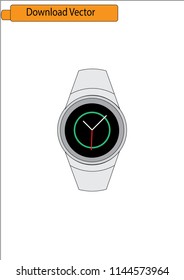 smartwatch icon, smartband icon,vector