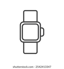 Smartwatch icon Symbol mark in filled style