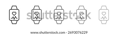 Smartwatch icon Vector Art Illustration