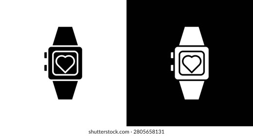 Smartwatch icon vector drawings