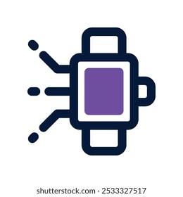 ícone smartwatch. vetor ícone de tom duplo para o seu site, móvel, apresentação e design de logotipo.