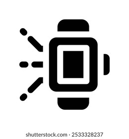 Icono de glifo de Vector para su Sitio web, móvil, presentación y diseño de logotipo.