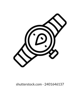 smartwatch icon. vector line icon for your website, mobile, presentation, and logo design.