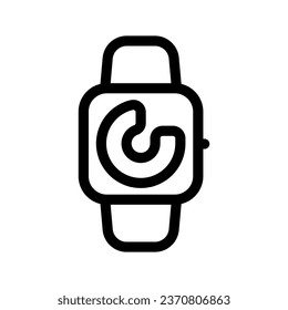 Smartwatch Icon Vector Symbol Design Illustration