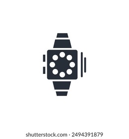 smartwatch icon. Vector.Trazo editable.signo de estilo lineal para usar Diseño web,logo.Ilustración de símbolo.