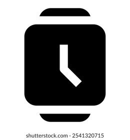Smartwatch icon. smartwatch, watch, wristwatch, clock, digital, time, device, fitness, health, fashion. Vector icon illustration