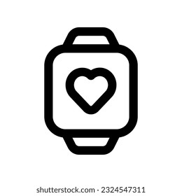 icono de reloj inteligente para tu diseño de sitio web, logotipo, aplicación, interfaz de usuario.