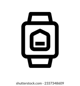smartwatch icon for your website, mobile, presentation, and logo design.